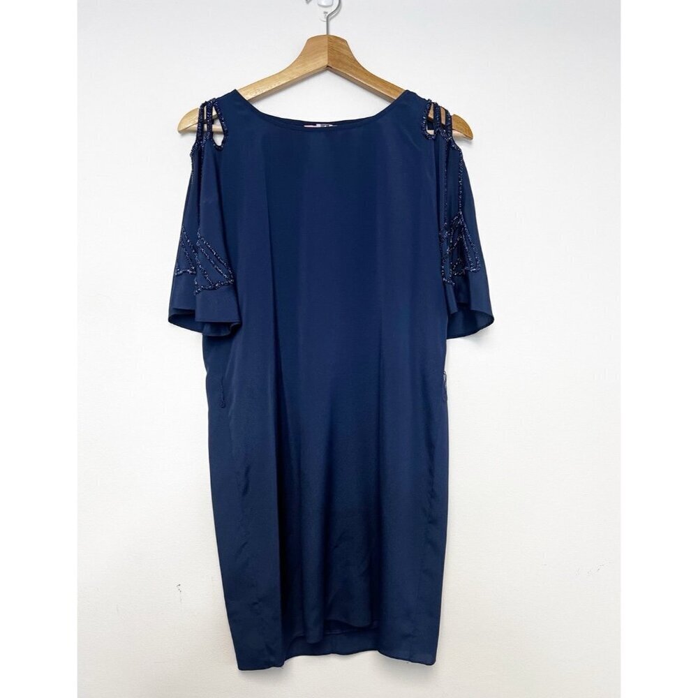 Lilly Pulitzer Dress Womens Size S Blue Beaded Party Prom Wedding Guest